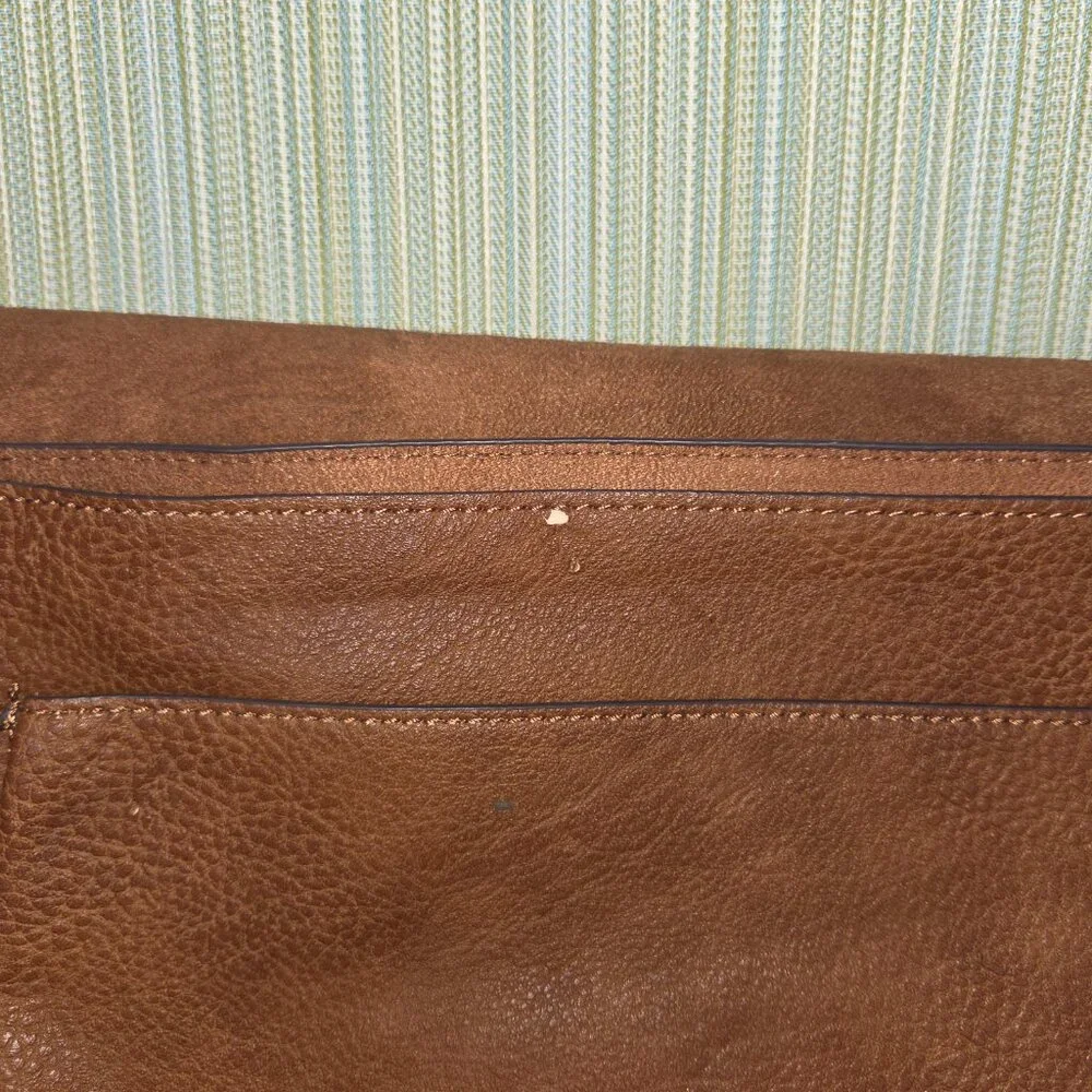 Aldo Brown Messenger Crossbody Bag Adjustable Strap Fits Up to 15